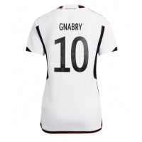 Echipament fotbal Germania Serge Gnabry #10 Tricou Acasa Mondial 2022 pentru femei maneca scurta